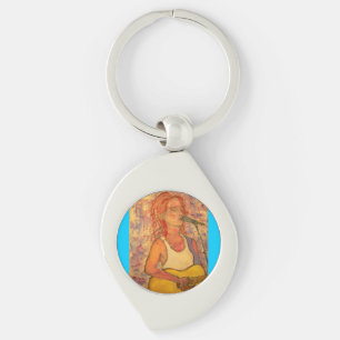 songstress art key ring