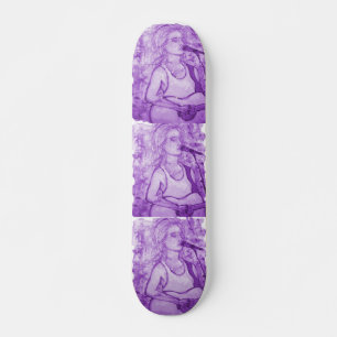 songstress art skateboard