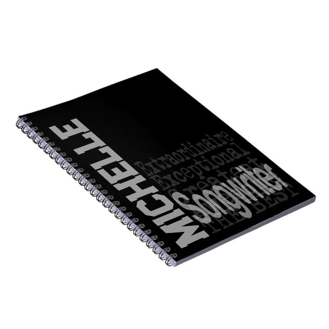 Songwriter Extraordinaire CUSTOM Notebook (Right Side)