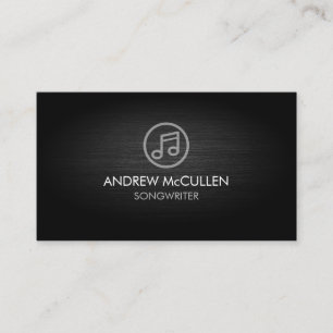Songwriter Music Musician Business Card
