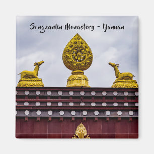 Songzanlin Tibetan Monastery - Yunnan, China Magnet
