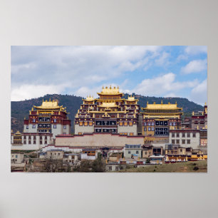 Songzanlin Tibetan Monastery - Yunnan, China Poster