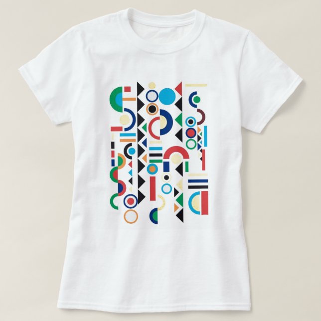 Sonia Delaunay Composition Art T-Shirt (Design Front)