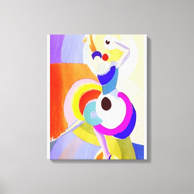 Sonia Delaunay - FLAMENCO DANCER Canvas Print (Front)