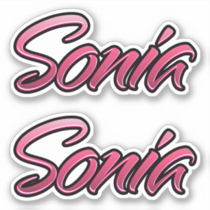 Sonia faded pink Aufkleber Sticker Stickerset