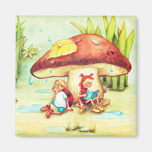 Sonia the Spider and Kai the Ladybug in September Magnet