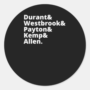 Sonic And Thunder's Finest  Classic Round Sticker