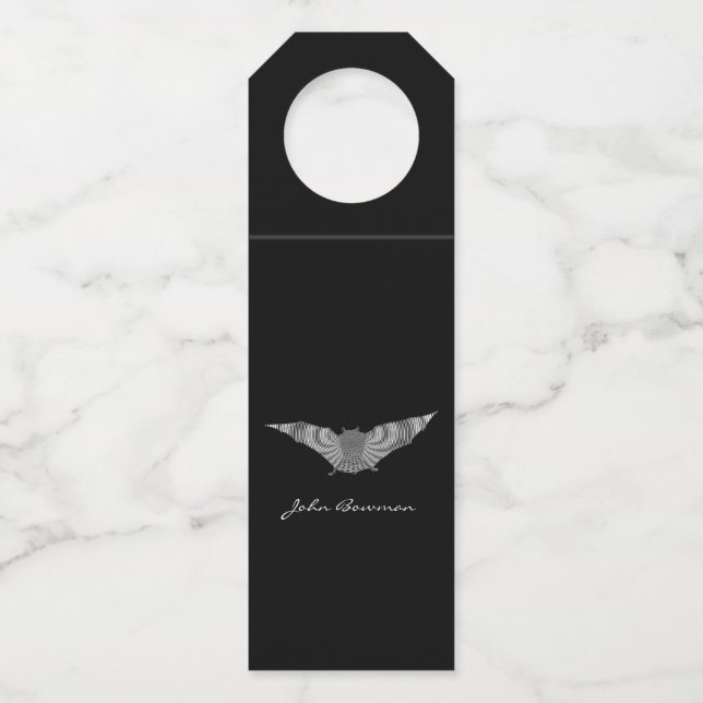 Sonic Bat Bottle Tag (Front)