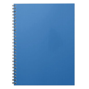 Sonic Blue Solid Colour Print, Jewel Tone Colours Notebook