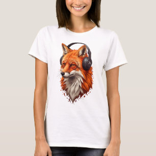 Sonic Flame – Abstract Fox in Motion T-Shirt