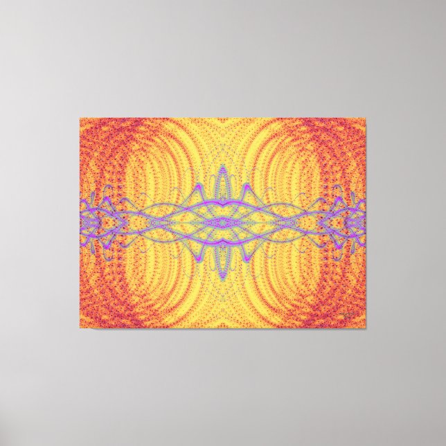 Sonic Kiss Canvas Print (Front)