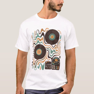 🎶 Sonic Mosaic – Abstract DJ Vibes T-Shirt