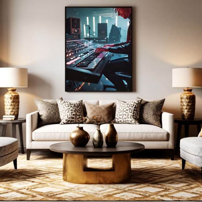 Sonic Pulse Canvas Print (Creator Uploaded)