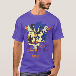 Sonic The Hedgehog Chao Tales Halloween Moonlight  T-Shirt