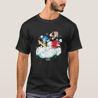 Sonic The Hedgehog Christmas Main Trio Fun In The  T-Shirt