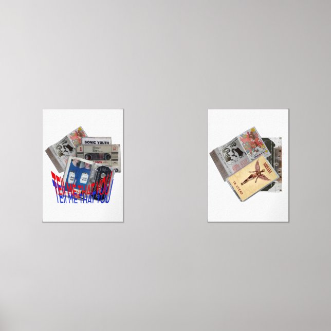 SONIC YOUTH, NIRVANA CASSETTE TAPE cool art (Front)