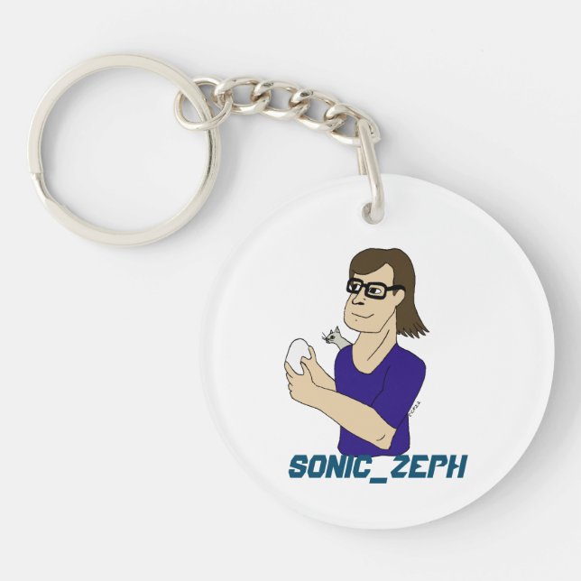 Sonic_Zeph  Key Ring (Front)