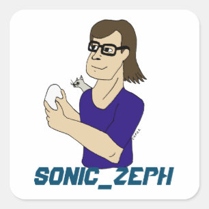 Sonic_Zeph Square Sticker