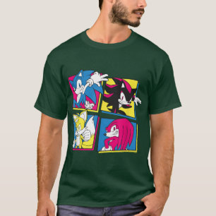 Soniche Hedgehog Sonic Shadowails Knuckles T-Shirt