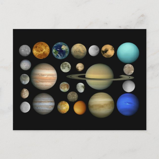 Sonnensystem Postcard (Front)