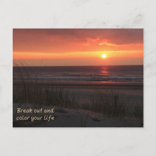 Sonnenuntergang - sunset postcard