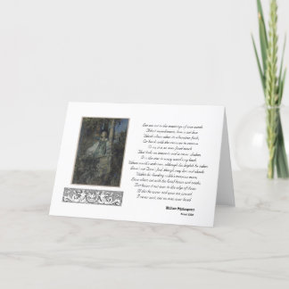 Sonnet 116 Greeting Card