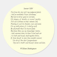 Sonnet # 14 by William Shakespeare