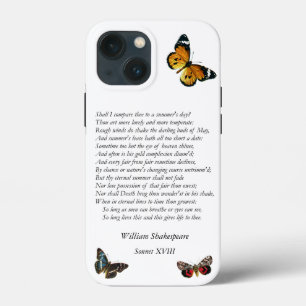Sonnet # 18 by William Shakespeare iPhone 13 Mini Case