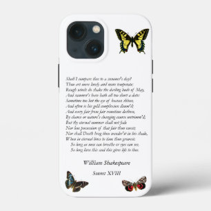 Sonnet # 18 by William Shakespeare iPhone 13 Mini Case