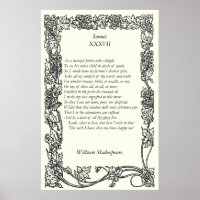 Sonnet # 37 by William Shakespeare