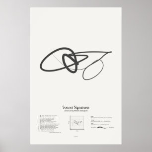 Sonnet Signatures: Sonnet 116 Poster