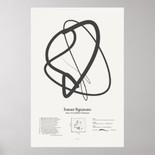Sonnet Signatures: Sonnet 152 Poster
