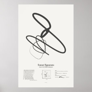 Sonnet Signatures: Sonnet 25 Poster