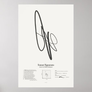 Sonnet Signatures: Sonnet 2 Poster