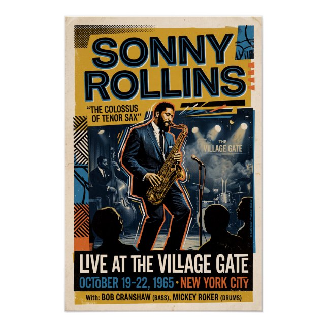 Sonny Rollins  Poster (Front)