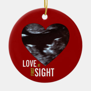 Sonogram Ornament - Love at First Sight