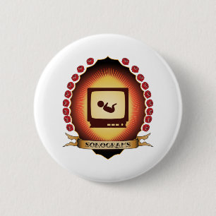 Sonograms Mandorla 6 Cm Round Badge
