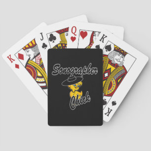 Sonographer Chick #4 Playing Cards