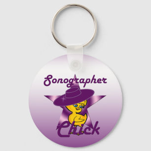 Sonographer Chick #9 Key Ring