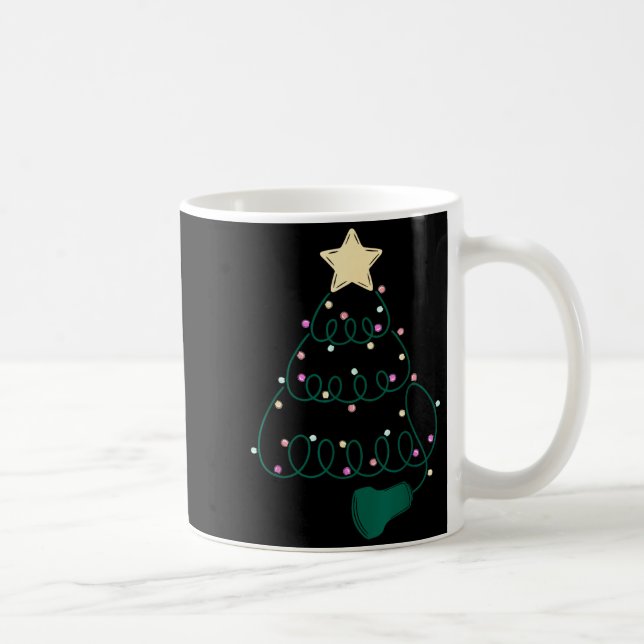 Sonographer Christmas Tree Ultrasound Mfm Sonograp Coffee Mug (Right)