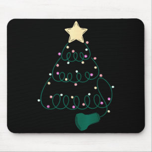 Sonographer Christmas Tree Ultrasound Mfm Sonograp Mouse Mat