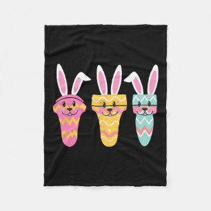 Sonographer Eggcellent Easter Bunny Ultrasound Tec Fleece Blanket