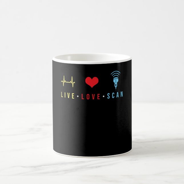 Sonographer Gift Coffee Mug (Center)