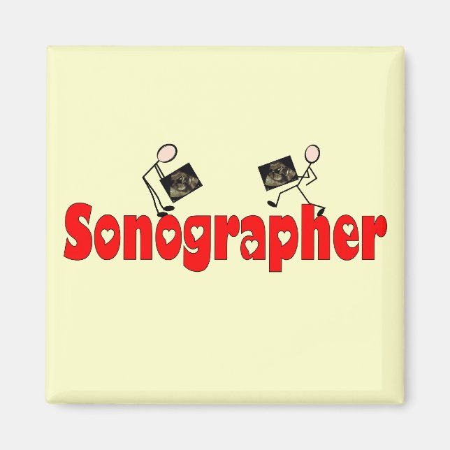 Sonographer Gifts Magnet (Front)