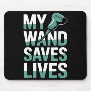 Sonographer medical ultrasound radiology mouse mat
