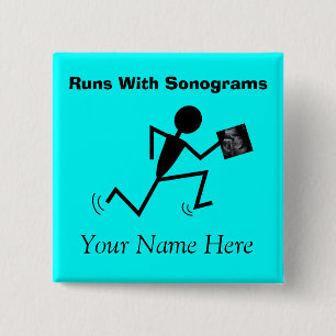 Sonographer Name Badge Customisable