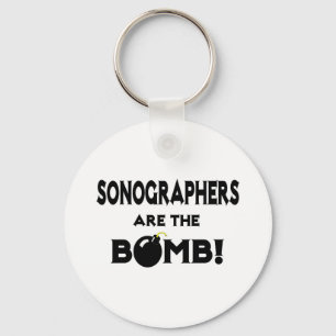 Sonographers Are The Bomb! Key Ring
