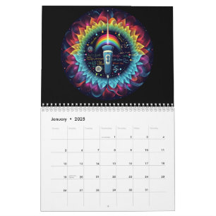 Sonography-Colourful Ultrasound Waves-Physics Calendar