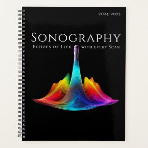 Sonography-Colourful Ultrasound Waves Planner