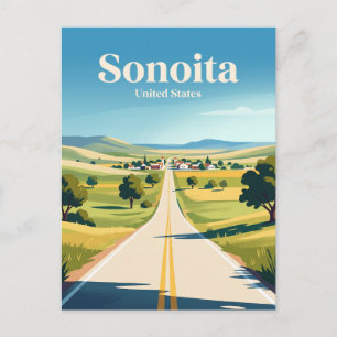 Sonoita Highway Arizona Postcard